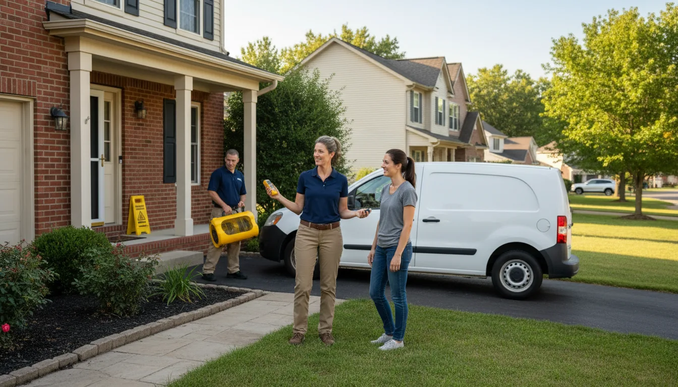 Residential water damage restoration in Oracle, AZ